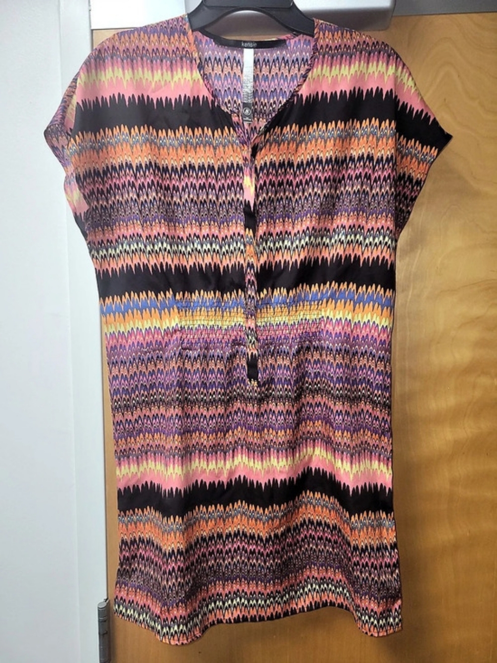 Kensie Abstract Print Mini Dress